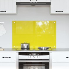 vidaXL Contrablat bucătărie galben 80x50x0.6 cm sticlă securizată