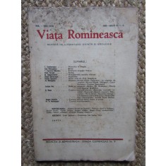 VIATA ROMANEASCA 1936 ANUL XXVIII IULIE -AUGUST NR 6-8
