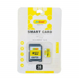 Card micro SD cu adaptor TF16, 16GB