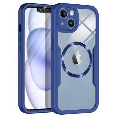 Husa 360&amp;Atilde;&amp;sbquo;&amp;Acirc;&amp;deg; iPhone 13 Techsuit ColorVerse MagSafe, albastru foto