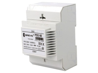 Transformator 60VA 230V AC 24V foto