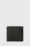 BOSS portofel de piele barbati, culoarea negru, 50523949