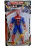 Figurina Spiderman cu Lumini, 30 cm, Plastic, Multicolor, Actiune, 3+ ani, Baieti/Fete
