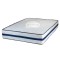 Set Saltea ortopedica, Iris Super Lux Comfort, 180x200x26cm, fermitate tare, cu plasa de arcuri tip Bonell, sistem de aerisire banda Spaceair, Saltsib