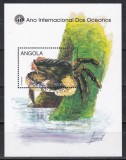 Angola 1998 - Anul Internațional al Oceanului, Colita, MNH, Nestampilat