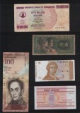 Set 5 bancnote de prin lume adunate (cele din imagini) #247, Africa