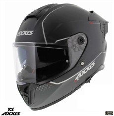 Casca integrala pentru scuter - motocicleta Axxis Hawk SV A2 titanium mat (ochelari soare integrati) &ndash; tip viziera: MT-V-31 M (57/58cm)