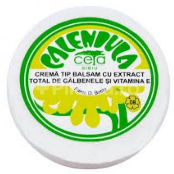 Unguent cu galbenele si vitamina e 40gr ceta