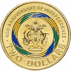 Insulele Solomon 2 Dollars 2018 - (40th Anniversary of Independence) KM-New UNC