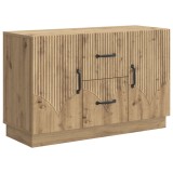 vidaXL Bufet Stejar Artizanal 89 x 34,5 x 57 cm Lemn prelucrat 895354