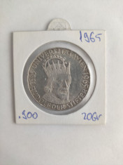 Moneda argint Austria 50 schilling 1965 foto