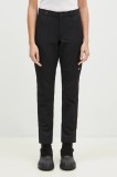 The North Face pantaloni Quest Softshell Pant culoarea negru, drept, high waist, NF0A4M774H01