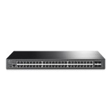 SWITCH TP-LINK L2 Managed 48 porturi Gigabit + 4 sloturi SFP, carcasa metalica, rackabil &quot;SG3452&quot; (timbru verde 2 lei)