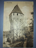 SIGHISOARA -TURNUL CISMARILOR 1913, Circulata, Printata