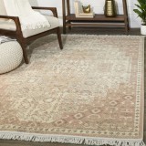 Covor Model RE BORN 21701-250, Marime 80 x 150 cm, Bej, Bumbac reciclat si Polipropilena, Living, Dormitor, Sufragerie, Birou
