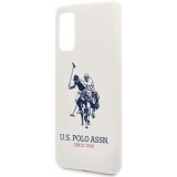 Husa TPU U.S. Polo Big Horse pentru Samsung Galaxy S20 Plus G985, Alba USHCS67SLHRWH