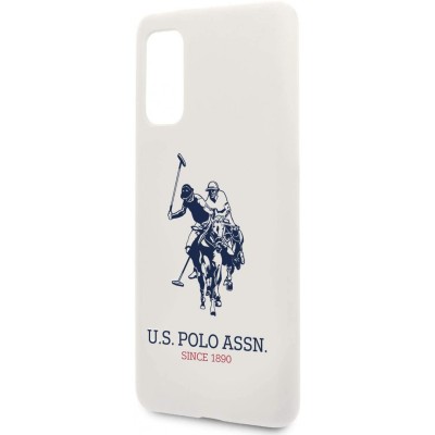 Husa TPU U.S. Polo Big Horse pentru Samsung Galaxy S20 Plus G985, Alba USHCS67SLHRWH foto