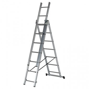 Scara 3 tronsoane, 7 trepte, Strend Pro Classik CLT3-7, inaltime 4m foto