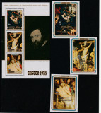 Penrhyn 1978-Paste,Arta,Picturi,Rubens,Bloc 3 val.si 3 colite,MNH,Mi.Bl.7,8,9.10, Nestampilat