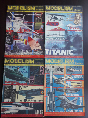 Lot 4 Reviste Modelism an 1987, nr. 1,2,3,4 / C rev P2 foto