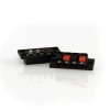 Conector Boxe Audio 4 Pini, Montaj Incastrabil, Terminal Rapid cu Clapete, 70x24mm