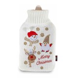 Recipient apa calda model Craciun textil multicolor II cm 20 x 33 H, 1.5 L