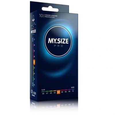 MY SIZE - PRO CONDOMS 57 MM 10 UNITS foto