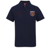 West Ham United tricou polo navy - S
