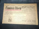 ZIARUL ROMANIA LIBERA 22 IANUARIE 1949