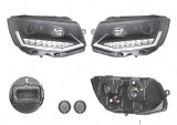 Set faruri tuning VW Transporter/Multivan (T6), 04.2015-, Stanga+Dreapta, cu LED indicator; cu LED daytime running light; cu LED-uri pozitie; H1+H11+, Rapid