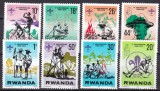 Rwanda 1978 scouting MI 914-921 MNH, Nestampilat