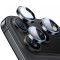 Folie de protectie Camera Spate ESR Armorite pentru Apple iPhone 17 Pro Max, Sticla Securizata, Set 2 bucati, Neagra