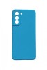 Husa telefon compatibila cu Samsung Galaxy S21, Albastru, Cu interior de catifea, 246HT, Silicon, Carcasa