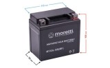 Baterie moto (Gel) MTX5L-BS Cod Produs: MX_NEW AKUYTX5L-BSXMOR000