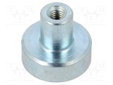 Magnet fix samariu cobalt 40N &Oslash;13mm H11,5mm oțel ELESA GANTER