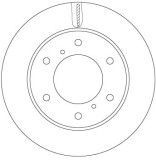 TRW DF6735 Disc frana