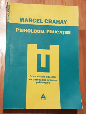 Psihologia educatiei de Marcel Crahay foto