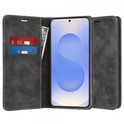 Husa pentru Samsung Galaxy S25 S931, Techsuit, Confy, Neagra foto