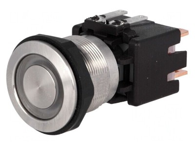 Comutator Anti-Vandalism DPST-NO 12A 250VAC IP64 Roșu foto