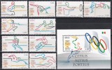 Mexic 1992 - Jocurile Olimpice - Barcelona, Serie + Colita, MNH, Nestampilat