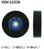 SKF VKM 61038 Rola ghidare/conducere, curea transmisie