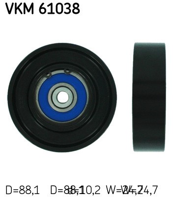 SKF VKM 61038 Rola ghidare/conducere, curea transmisie