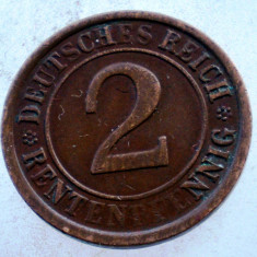 7.705 GERMANIA WEIMAR 2 RENTENPFENNIG 1924 A