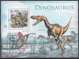 Sao Tome si Principe 2010 - Dinozauri, Colita, Cota 10 EURO, MNH