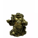 Cumpara ieftin Buddha Mare din Rasina cu Pepite si Dragon 23,5 cm - INVTT16