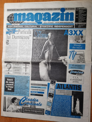 ziarul magazin 14 septembrie 2000- art claudia cardinale foto