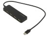 Hub USB 4 Porturi USB-A și USB-C Negru 0.3m, Gembird