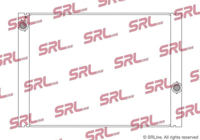 Radiator BMW Seria 5 E60/E61 10, 6 E63/E64 11, motor: 2.0 R6, 2.5 R6, 3.0 R6, 4.0 V8, 4.4 V8, 4.8 V6, intrare/iesire conectare rapida, 618x486x32,