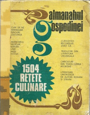C8963N Almanahul gospodinei, 1504 rețete culinare, 1983 foto