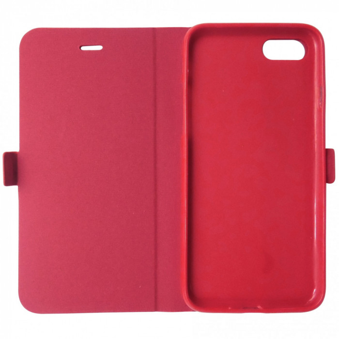 Husa tip carte Magnet Book rosie pentru Apple iPhone 7/8/SE 2020